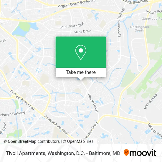 Tivoli Apartments map