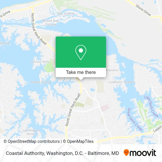 Coastal Authority map