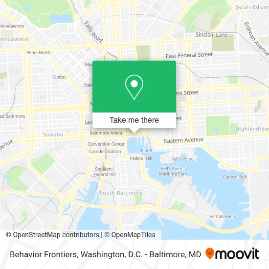 Behavior Frontiers map