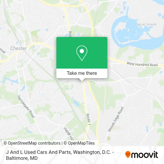 J And L Used Cars And Parts map