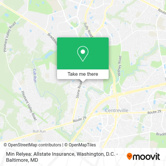 Min Relyea: Allstate Insurance map