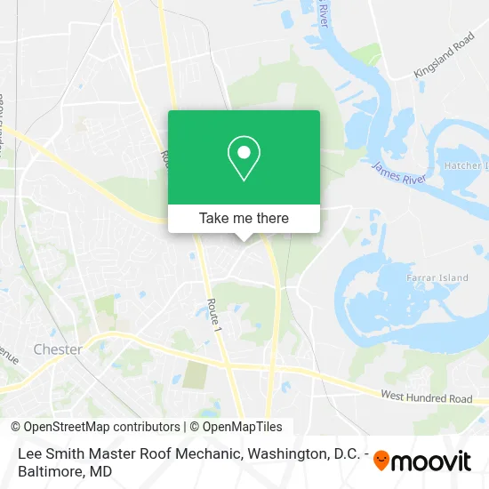 Lee Smith Master Roof Mechanic map