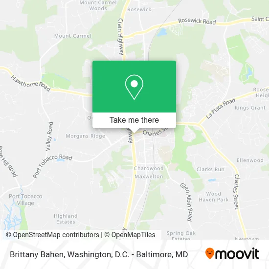 Brittany Bahen map
