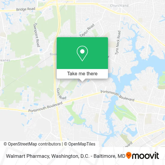 Walmart Pharmacy map