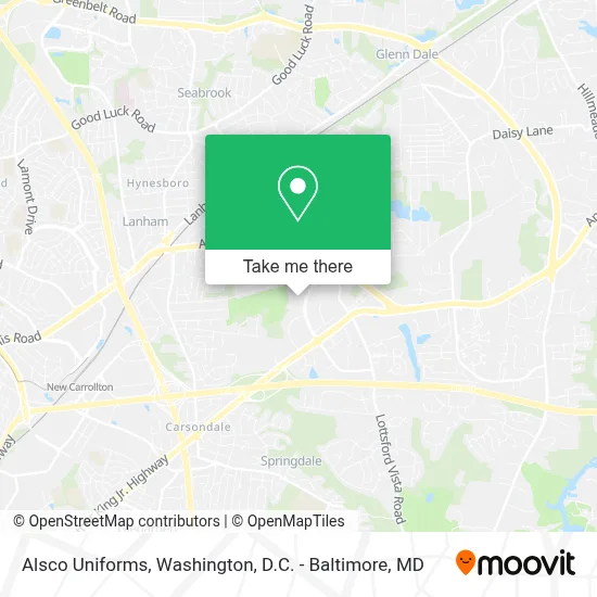 Alsco Uniforms map