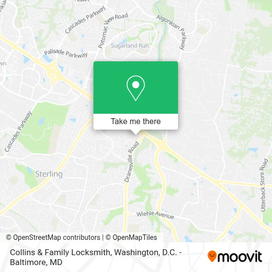 Collins & Family Locksmith map