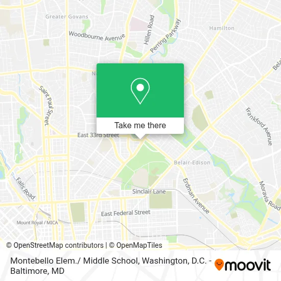 Montebello Elem./ Middle School map