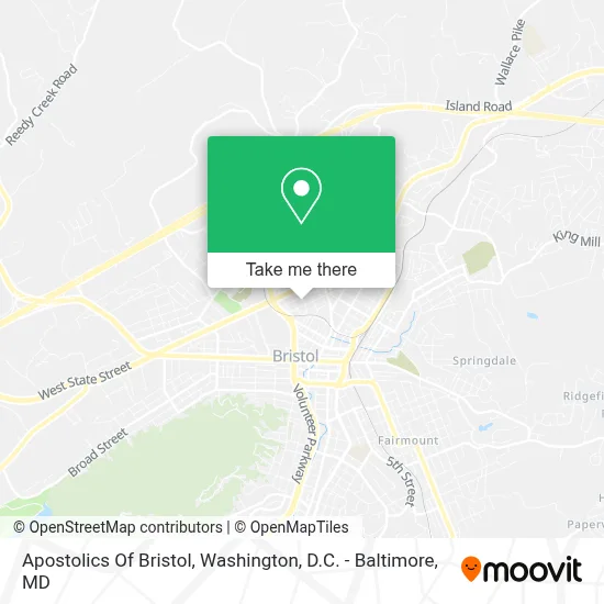 Apostolics Of Bristol map