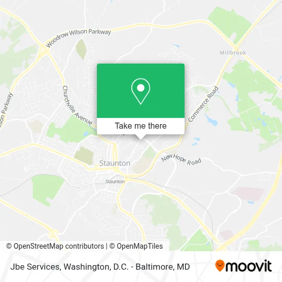 Jbe Services map