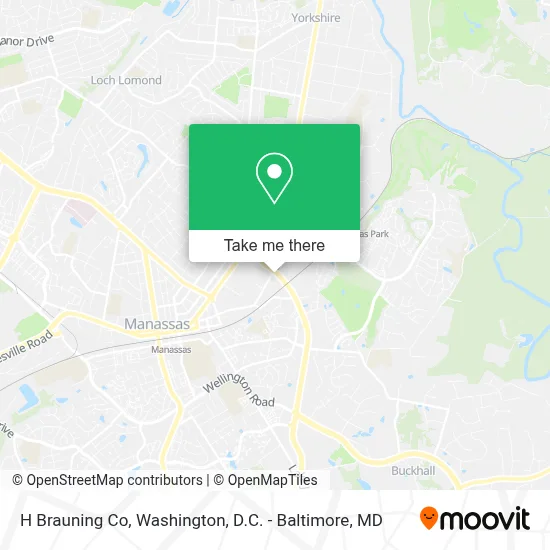 H Brauning Co map