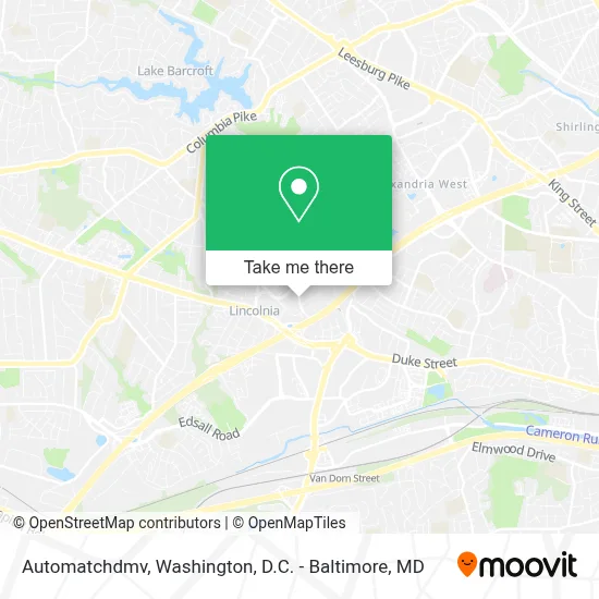 Automatchdmv map