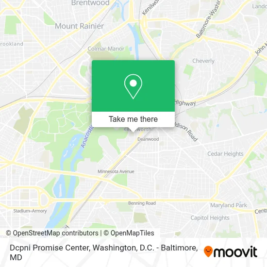 Dcpni Promise Center map