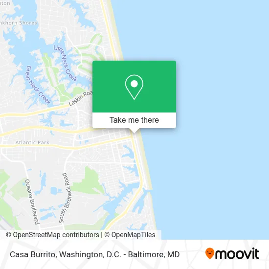 Casa Burrito map