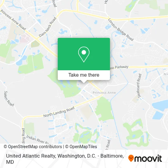 United Atlantic Realty map