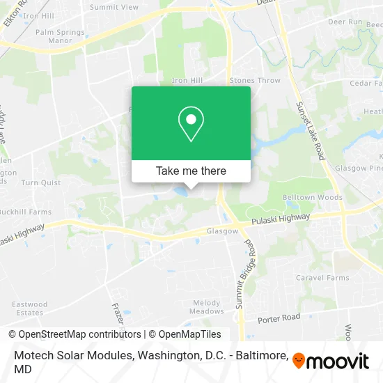Motech Solar Modules map