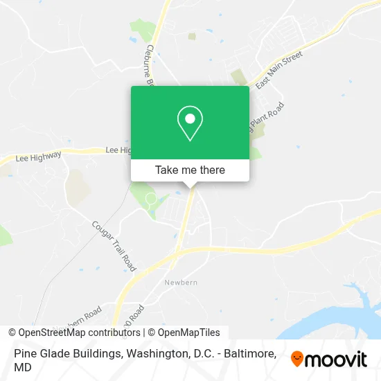Pine Glade Buildings map