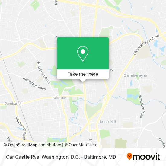 Car Castle Rva map