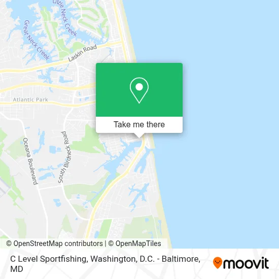 C Level Sportfishing map