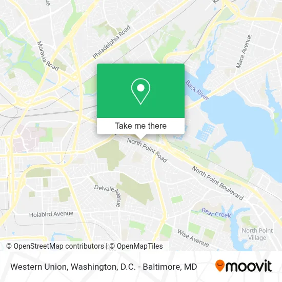 Western Union map