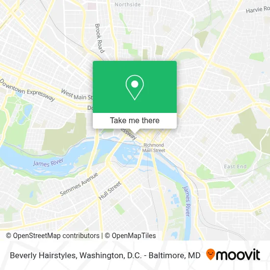 Beverly Hairstyles map
