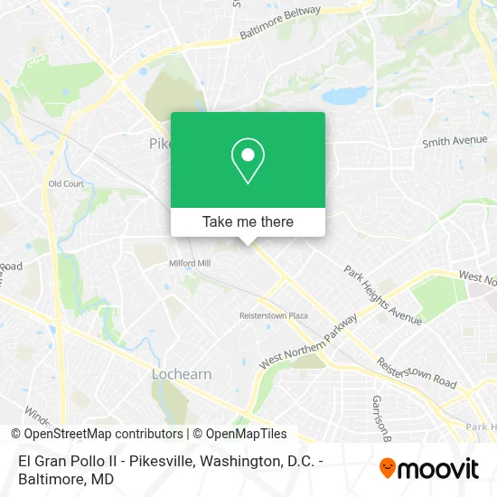 El Gran Pollo II - Pikesville map