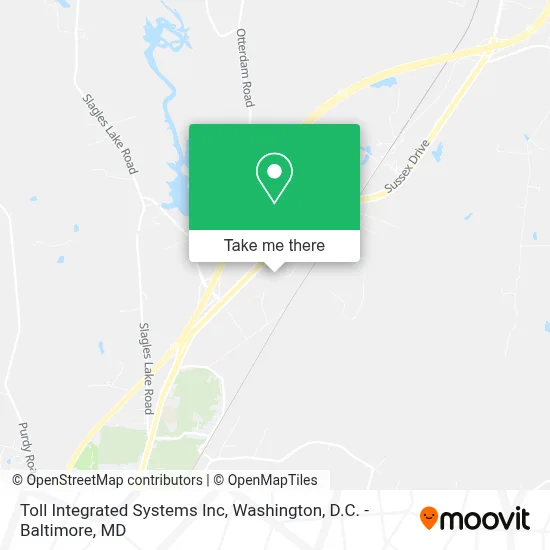 Toll Integrated Systems Inc map