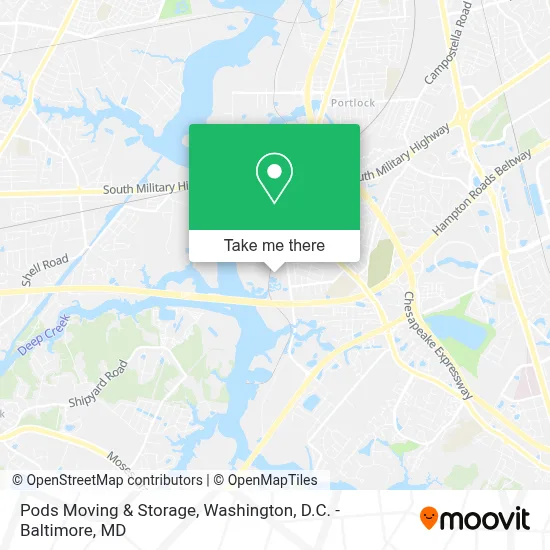 Pods Moving & Storage map