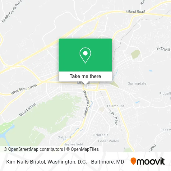 Kim Nails Bristol map