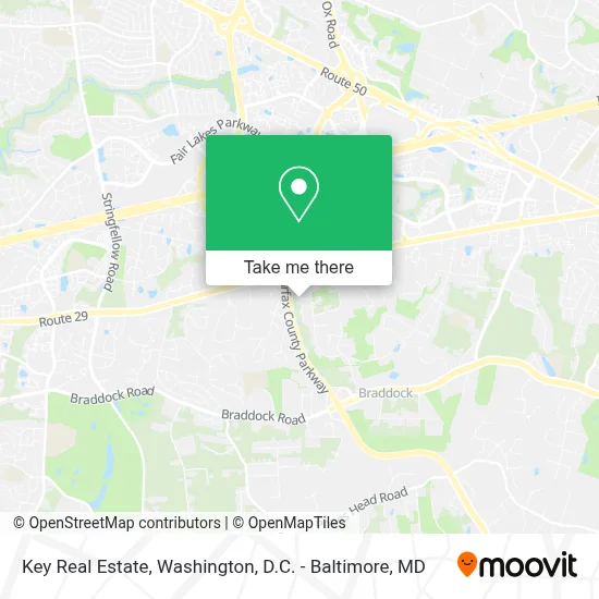 Key Real Estate map