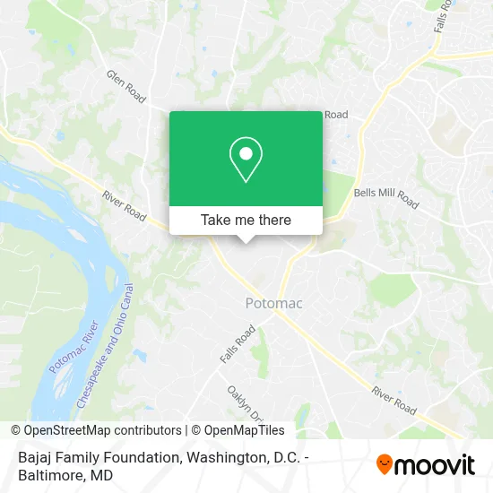 Bajaj Family Foundation map