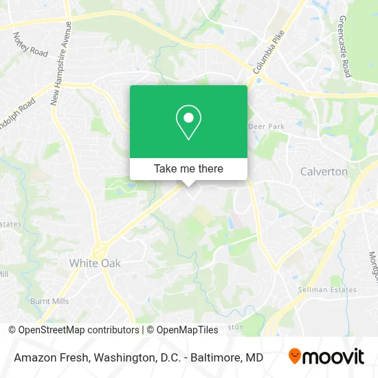 Amazon Fresh map