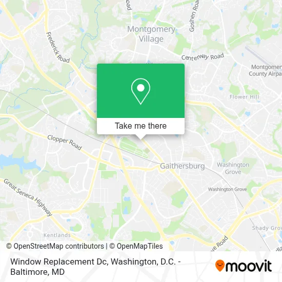 Window Replacement Dc map