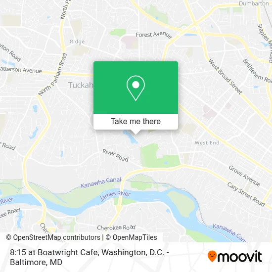 8:15 at Boatwright Cafe map