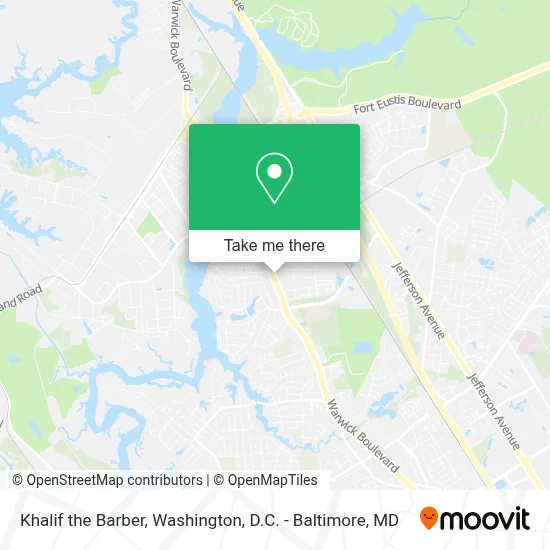 Khalif the Barber map