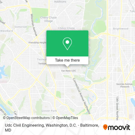 Udc Civil Engineering map