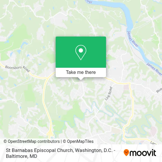 St Barnabas Episcopal Church map