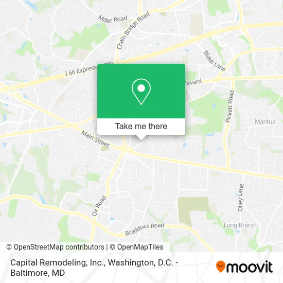 Capital Remodeling, Inc. map