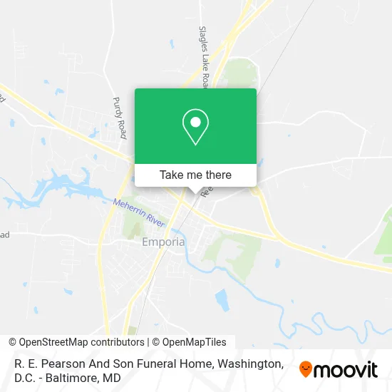 R. E. Pearson And Son Funeral Home map