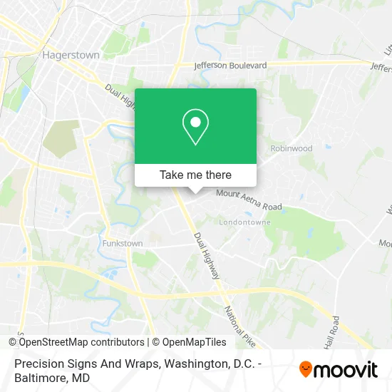 Precision Signs And Wraps map