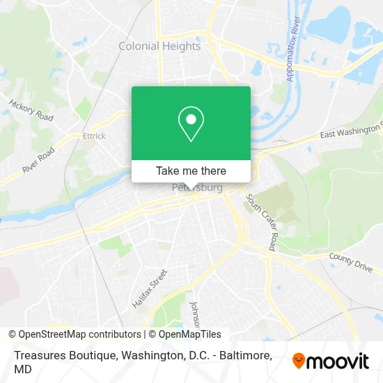Treasures Boutique map