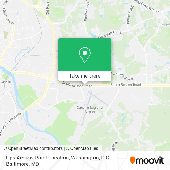 Ups Access Point Location map