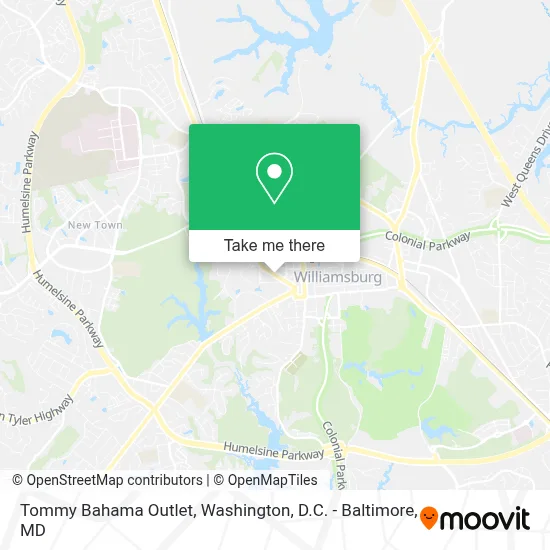 Tommy Bahama Outlet map