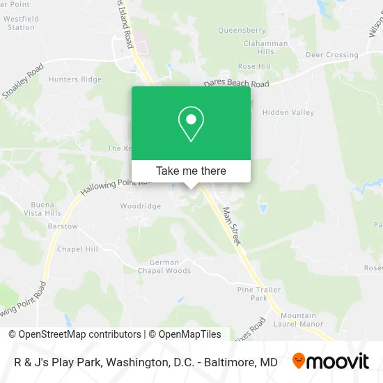 R & J's Play Park map