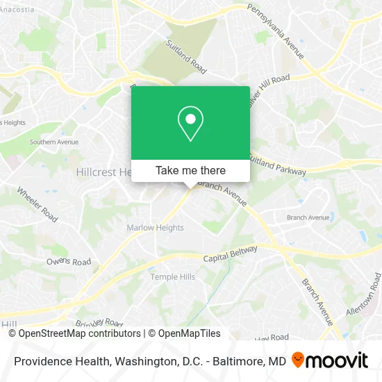 Providence Health map