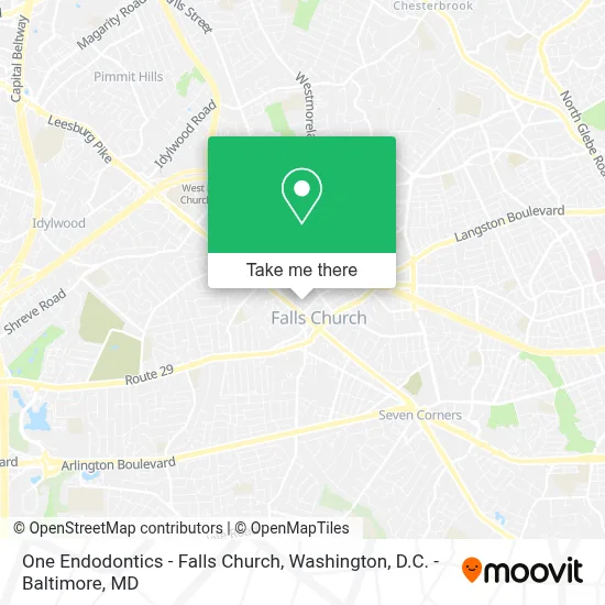 One Endodontics - Falls Church map