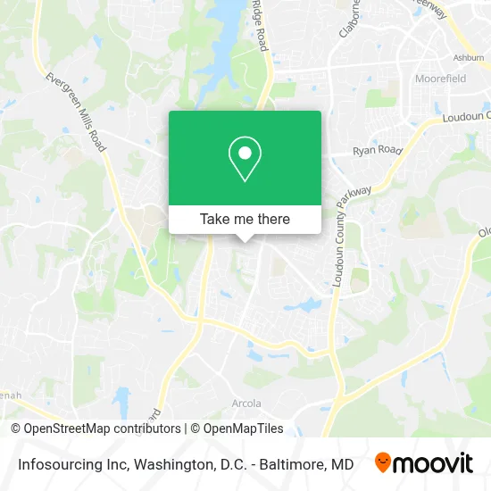 Infosourcing Inc map