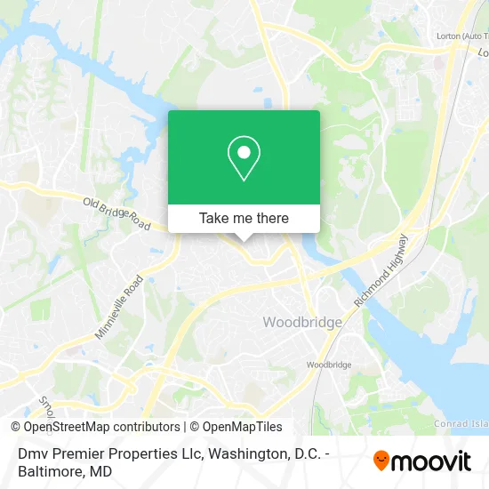 Dmv Premier Properties Llc map