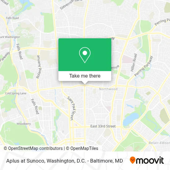 Aplus at Sunoco map