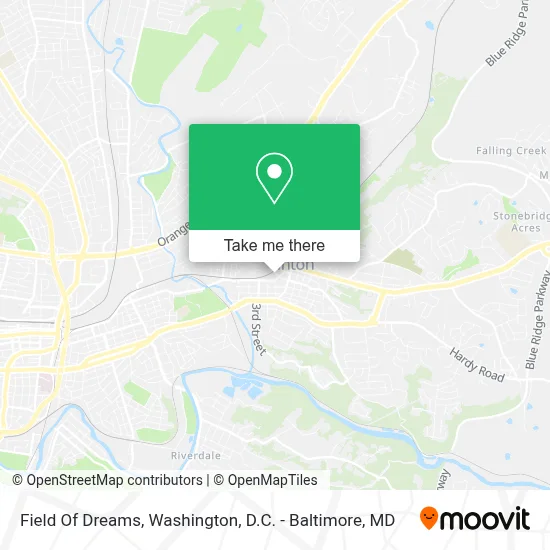 Field Of Dreams map