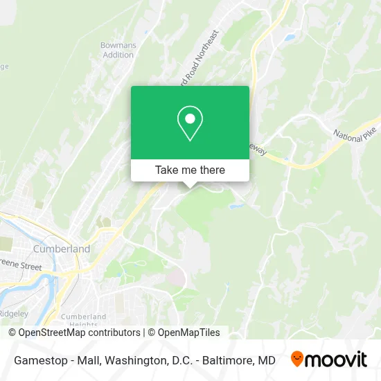 Gamestop - Mall map